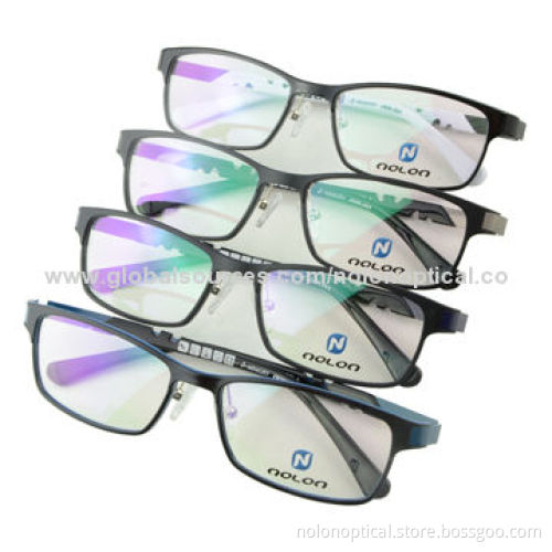 Ultem eyeglass frame with classic black/white